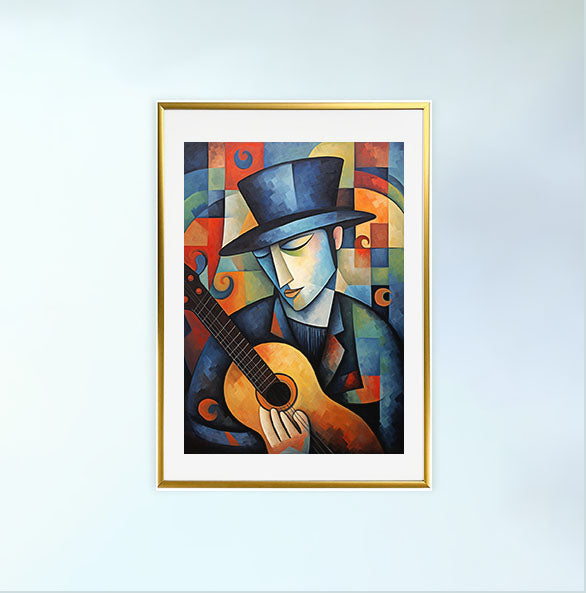 ギターのアートポスター:guitar_9d8a / 音楽・芸術__のポスター画像金色のフレームイメージ