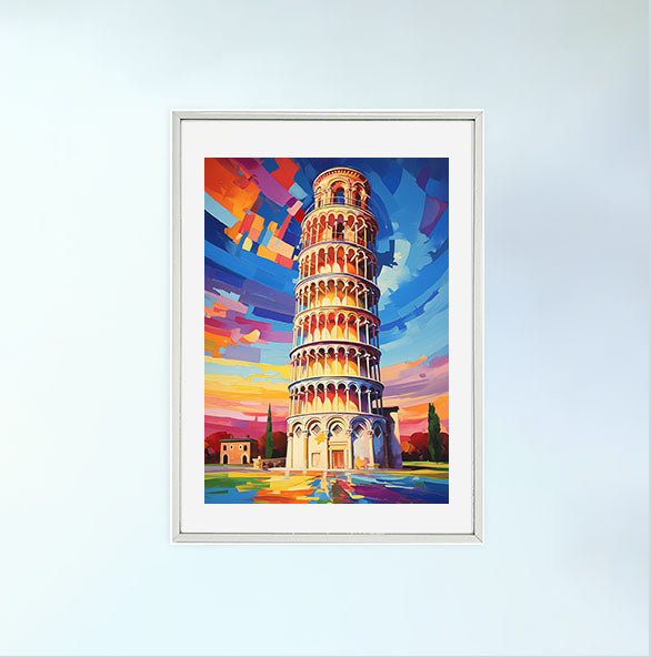 イタリアのアートポスター:italy_d0f2 / 地図・都市_都市_のポスター画像銀色のフレームイメージ