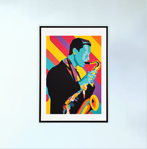 ジャズポスター　木製パネル加工新品 ジャズのアートポスター:jazz_3c4a 通販