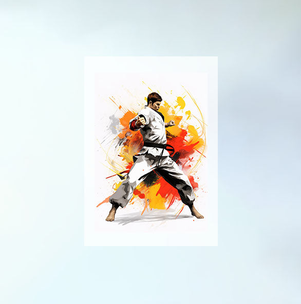 空手のアートポスター:karate_49fb 通販