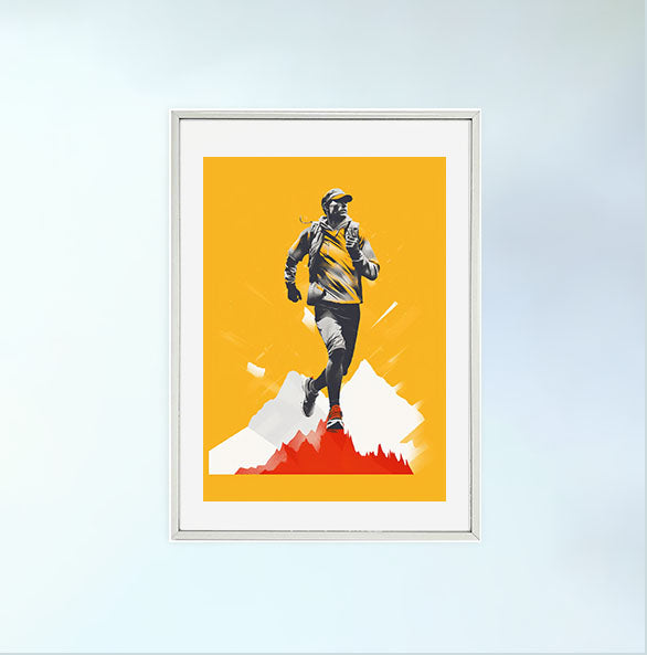 額装品/Lone Runner Lone Pine（パタゴニア）/アートポスター 額装品/Lone Runner Lone Pine（パタゴニア）/アートポスター