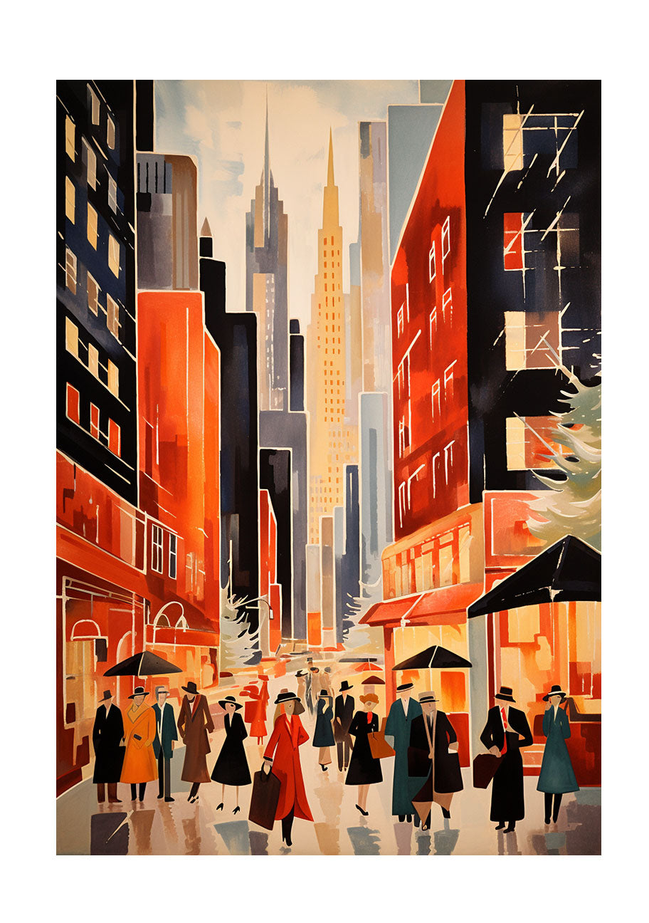 ニューヨークのアートポスター:new_york_0dca / 地図・都市_都市_のポスター画像