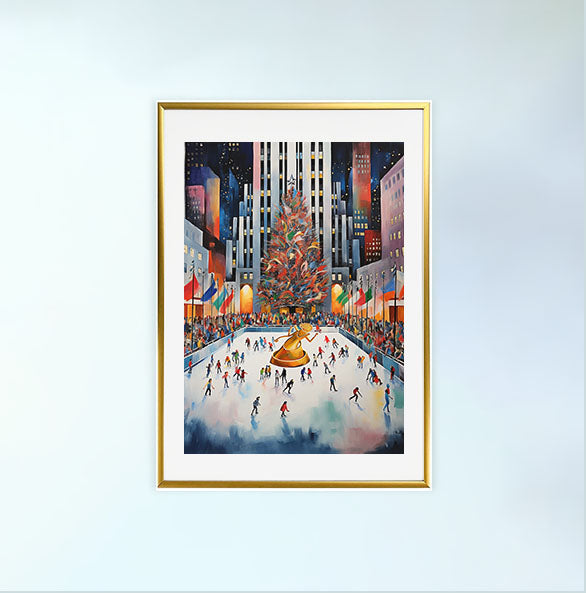 ニューヨークのアートポスター:new_york_2148 / 地図・都市_都市_のポスター画像金色のフレームイメージ