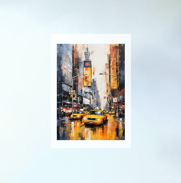 ニューヨークのアートポスター:new_york_318f / 地図・都市_都市_のポスター画像フレーム無しの設置イメージ