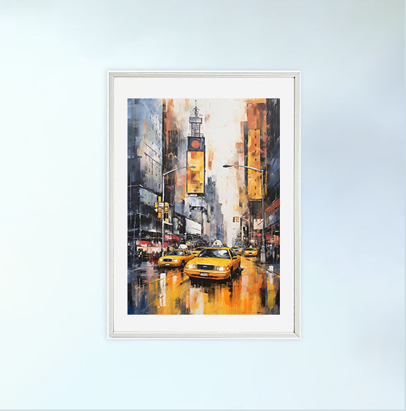 ニューヨークのアートポスター:new_york_318f / 地図・都市_都市_のポスター画像白いフレーム