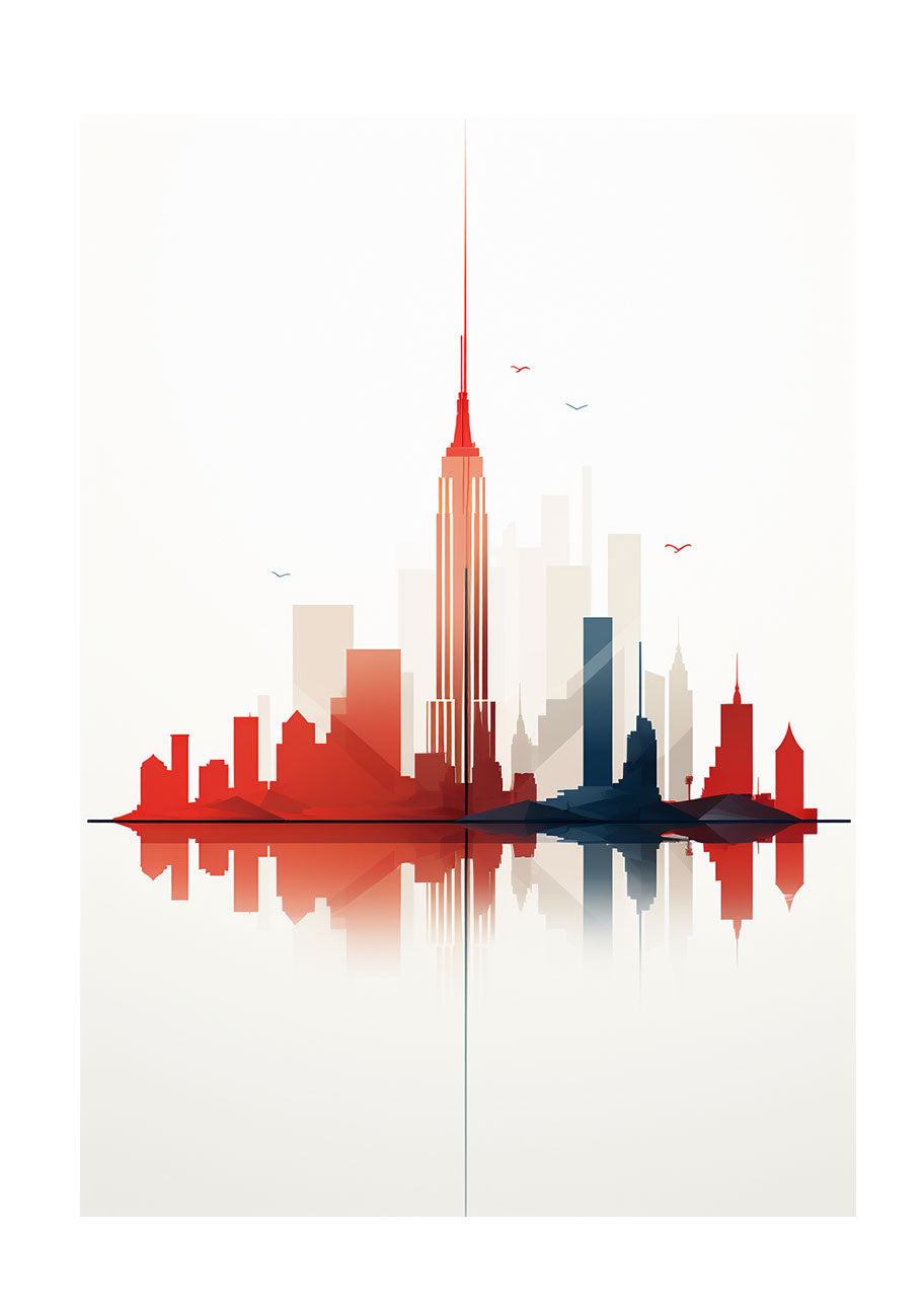 ニューヨークのアートポスター:new_york_f9f7 / 地図・都市_都市_のポスター画像