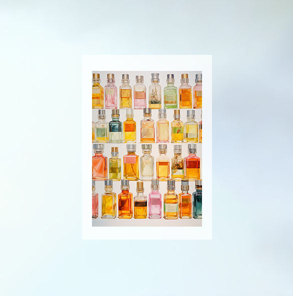 香水のアートポスター:perfume_21b0 / 日用品・ライフスタイル__のポスター画像フレーム無しの設置イメージ