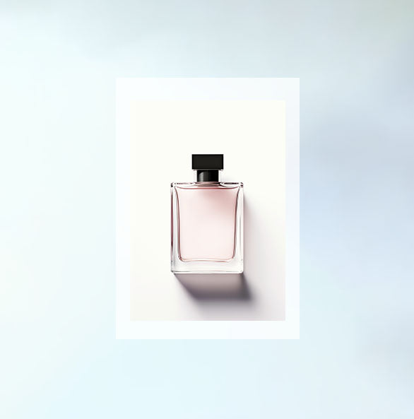 香水のアートポスター:perfume_4ad1 / 北欧_ポップ_日用品・ライフスタイル__のポスター画像フレーム無しの設置イメージ