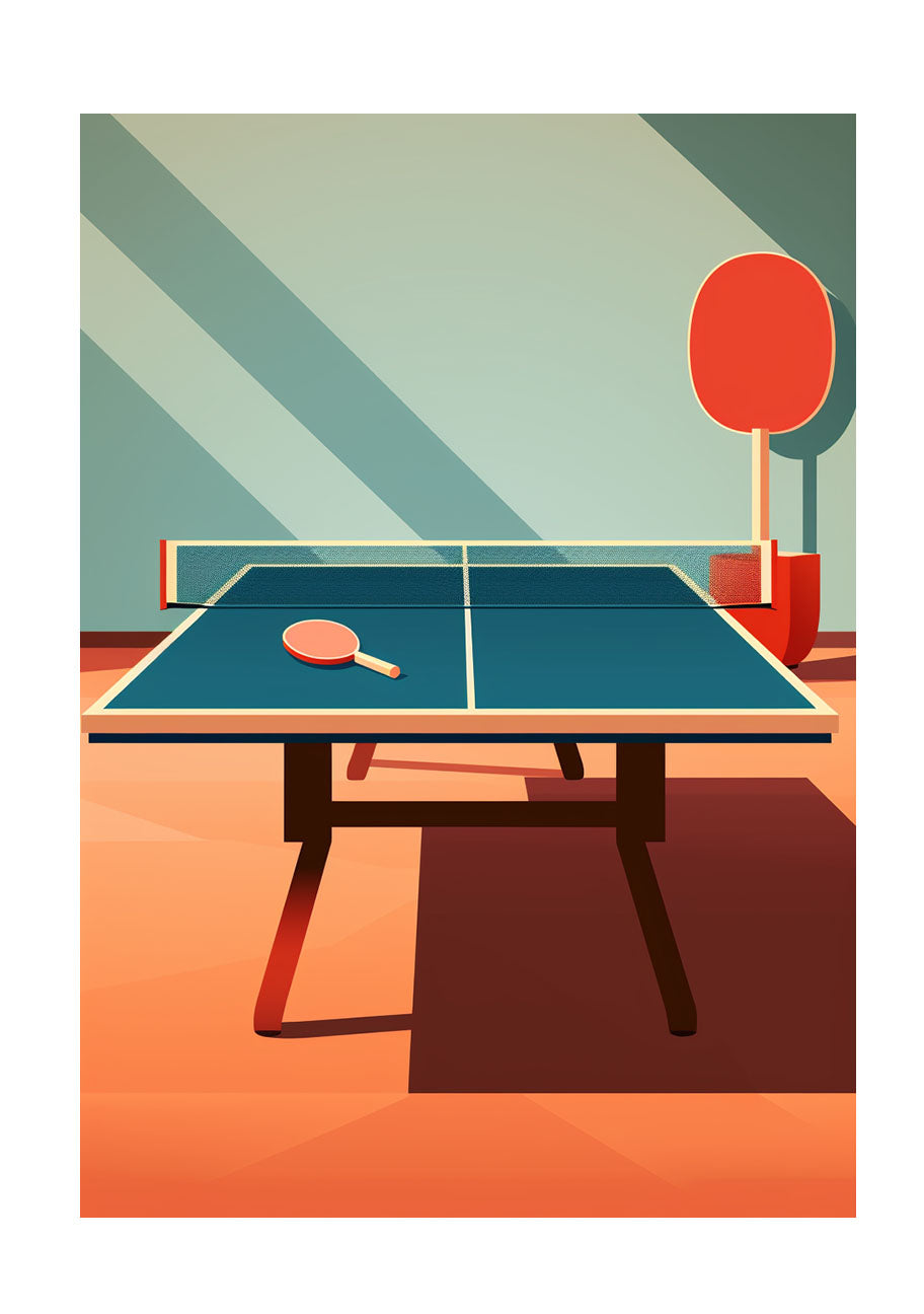 卓球のアートポスター:pingpong_d605 / スポーツ・フィットネス__のポスター画像