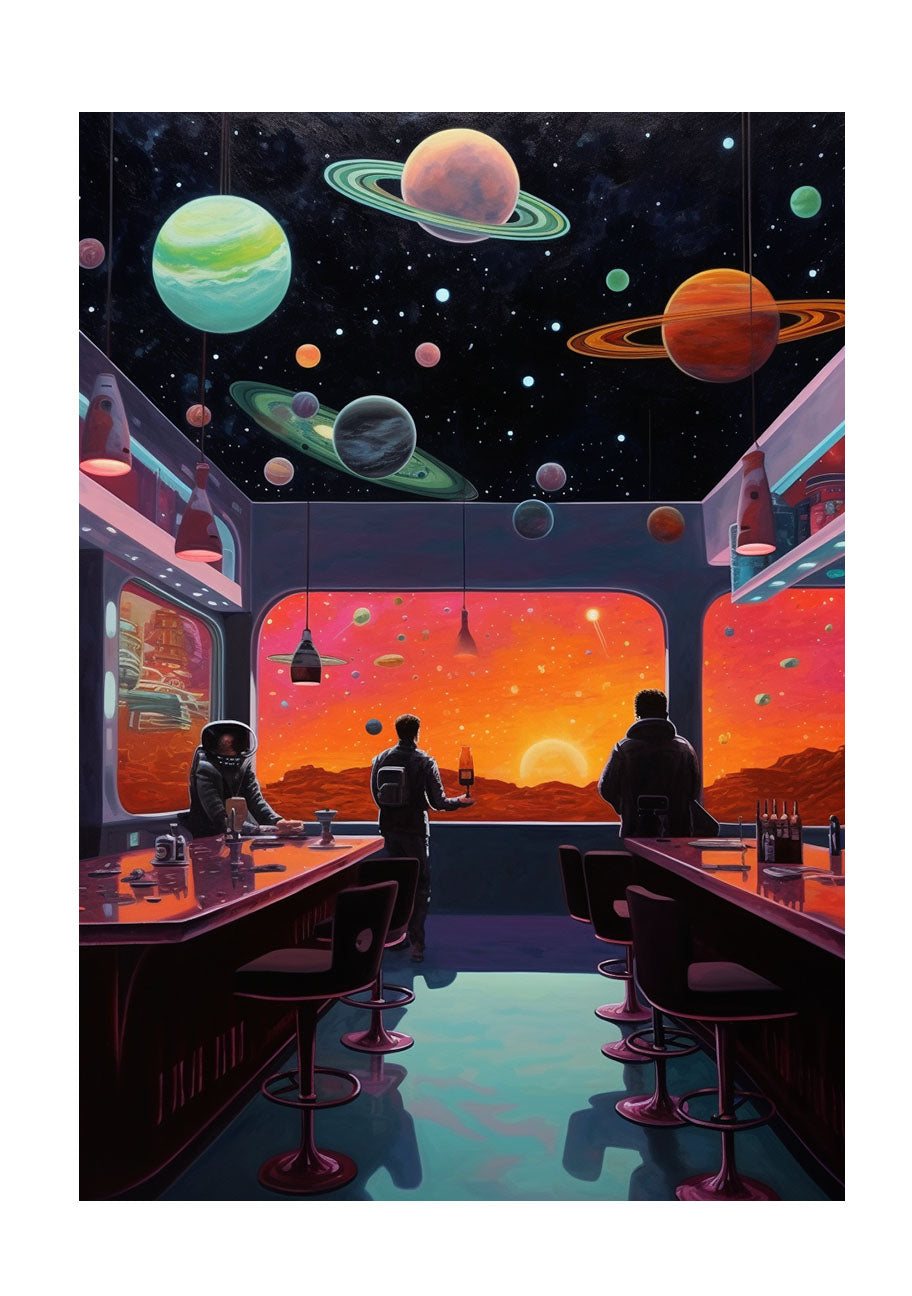 プラネタリウムのアートポスター原画のみ