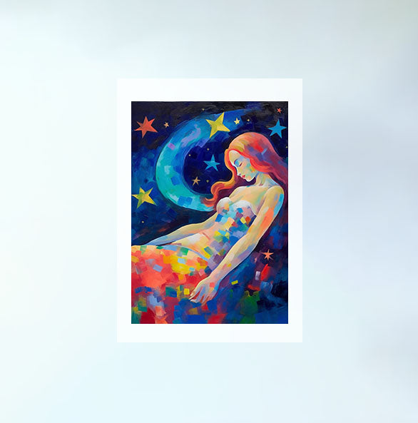プラネタリウムのアートポスター原画のみ設置イメージ