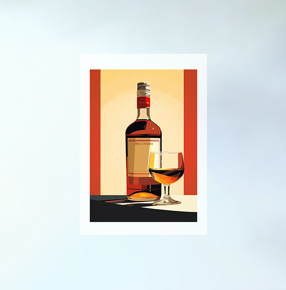 酒のアートポスター原画のみ設置イメージ