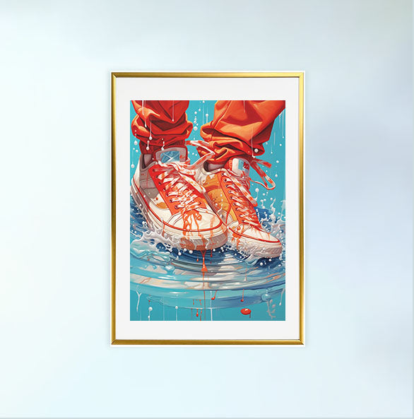 【ラッピング無料】 スニーカーのアートポスター:sneaker_e366 通販 版画