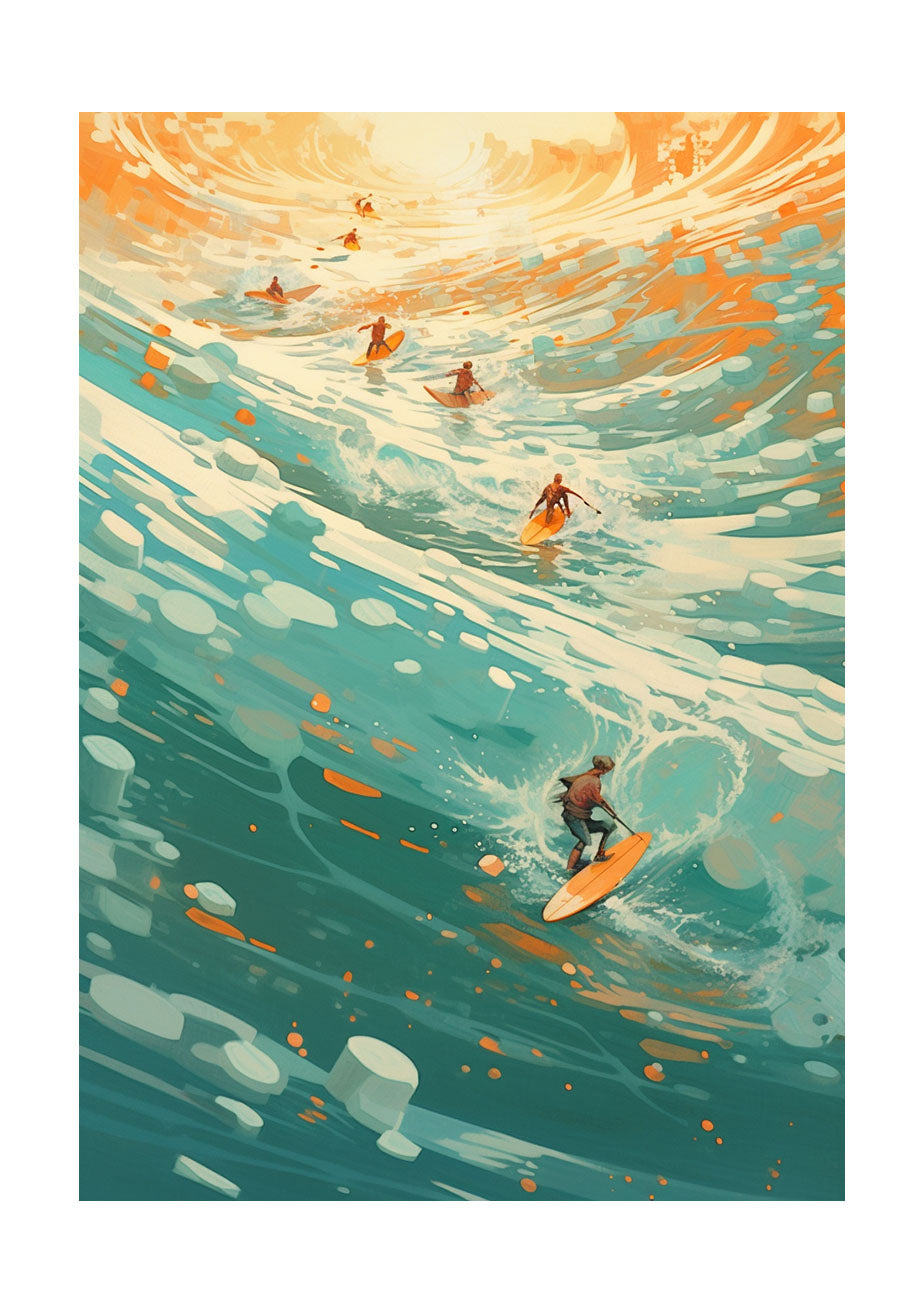 サーフィンのポスター