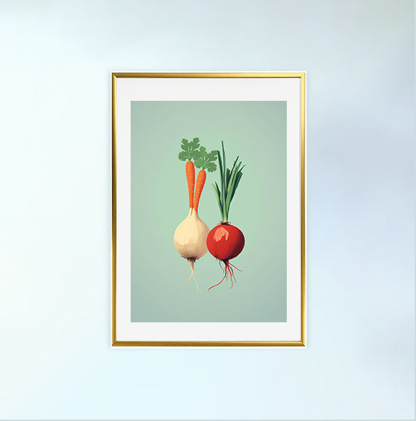 野菜のアートポスター:vegetable_2d20 通販