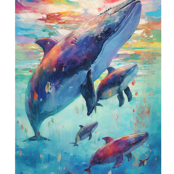 クジラのアートポスター:whale_98c1 通販